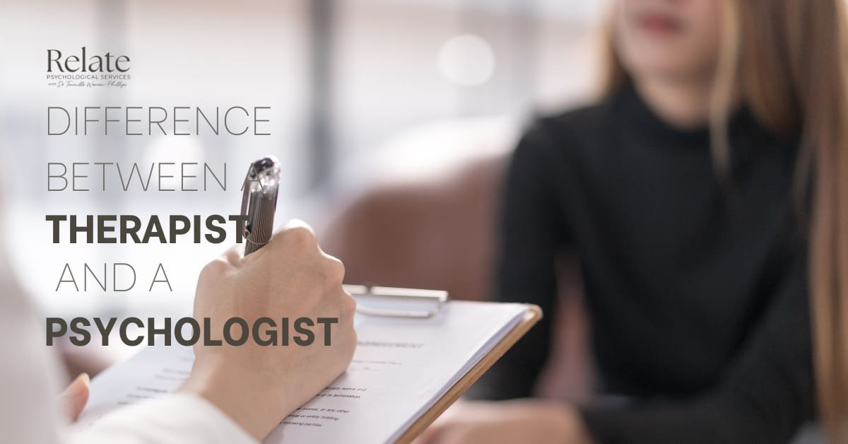 Difference Between a Therapist and a Psychologist